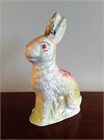 Chalk rabbit, 9 1/2 inch tall, 6 inch wide.