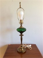 Brass Stem Lamp