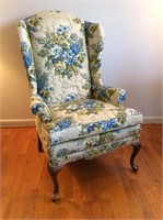 Queen Anne Leg Wing Chair