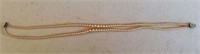 Pearls - two -15 inch strands with pendant.  H