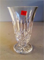 Waterford vase – 9 inch tall, 5 inch diameter