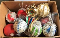 16 Christmas ornaments.