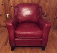 Red Leather Club chair