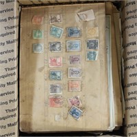 WW Stamps Remainder Lot with Old Handmade Album