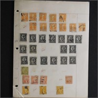 US Stamps Used Collection on Dealer Approval Pages