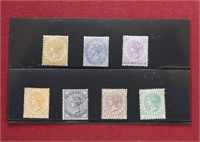 Straits Settlements Stamps #44/54 Mint HR CV $141