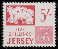 Jersey Stamps #J1-J6 Mint LH VF CV $50.65