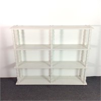 White Painted Open Shelving