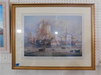 SIGNED FRAMED PRINT REPAIRS AT PLYMOUTH