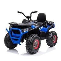 Blazin Wheels 12V Super ATV Quad Ride-On - Blue