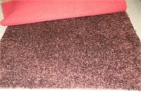 Langluvet tæppe, brun, polypropylen