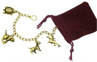 Animal Lover's Charm Bracelet