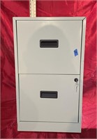 two drawer metal filing cabinet