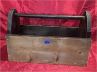 handmade wooden toolbox