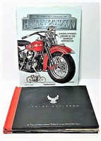 Two Harley Davidson Coffee Table Books