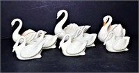 Lenox & Czechoslovakia Ceramic Swan Dishes