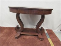 RED OAK LIBRARY TABLE: