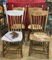 set of four dining room chairs