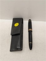 twist off Meisterstuck pen in leather case
