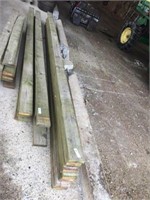 Lot of 8- 2"x6"x15' Pressure Treated Boards