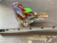 Art Glass Bird Figurine