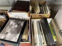Book Assortment & Vintage Photo