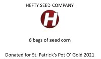 6 bags of Hefty seed corn