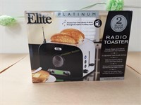 4 slice toaster with radio