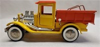 Vintage Buddy L Toys Yellow Metal Dump Truck