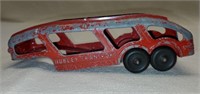 Vintage Red Metal Hubley Transportation Trailer