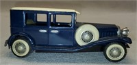 Vintage Navy Blue Model T Metal Car