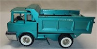 Vintage Green Metal Structo Dumper Toy Truck