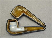 Holland glass tobacco pipe