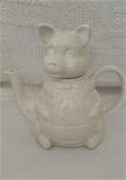 H R  Wood England " Piggy Master " Teapot