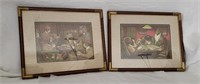 (2) Dogs Playing Poker C M Coolidge Framed Each