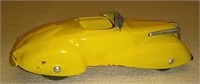 Yellow metal car