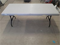 Plastic And Metal Folding Collapsible Table