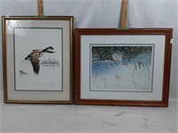 Framed, Matted, Canada Goose Print 287/335 And