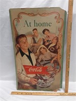 Vintage double sided coca cola poster