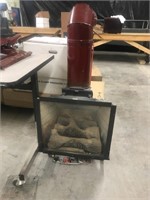 Gas fireplace heater
