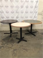 Cafe style tables