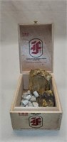 Fonseca Wooden Box of Vintage Bullet Shells & More
