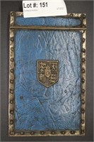 Tiffany Studios Heraldic note pad holder stamped
