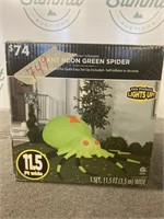 Giant green spider