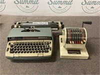Typewriter and paymaster