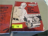 Briggs & Straton small engine repair manuals