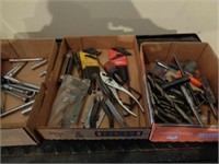 3 boxes, misc sockets, allen wrenches, tools