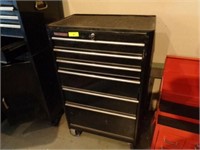 Large 6-drawer toolbox on casters