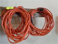 Two approx 50' extension cords