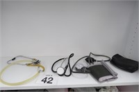 Blood Pressure Cuff & 2 Stethiscopes